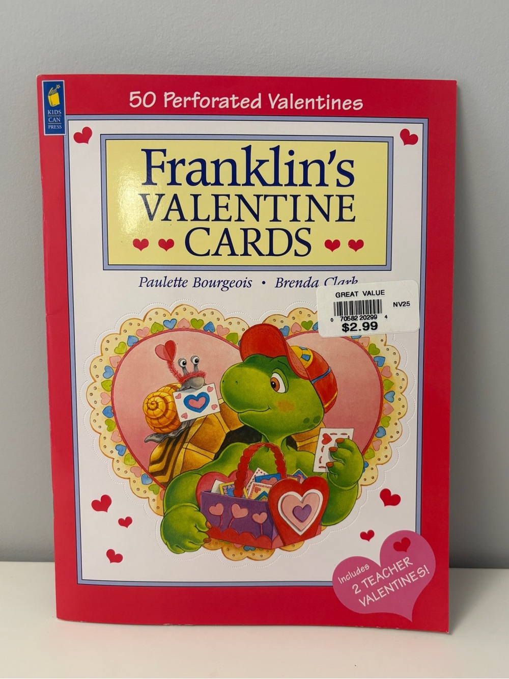 Vintage 1998 Franklin’s Valentine Cards